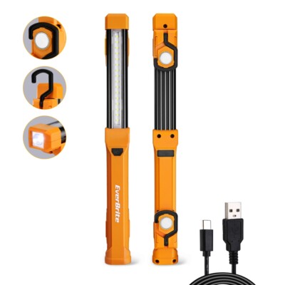 EverBrite 1000LM LED Work Light Rechargeable Pack of 2