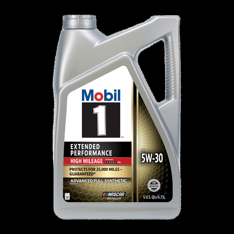 Mobil 1 Extended Performance High Mileage Full Synthetic Motor Oil 5W-30, 5 Quart