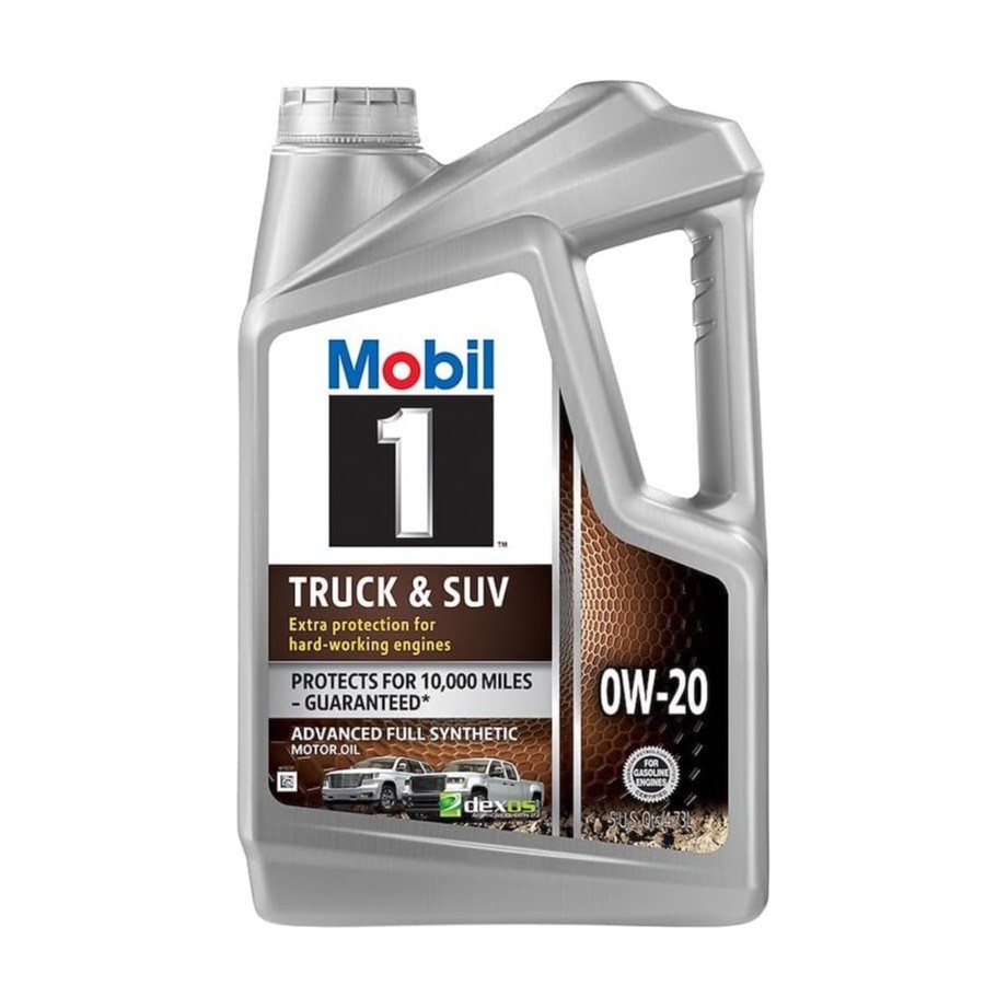 Mobil 1 Truck & SUV Full Synthetic Motor Oil 0W-20, 5 Quart