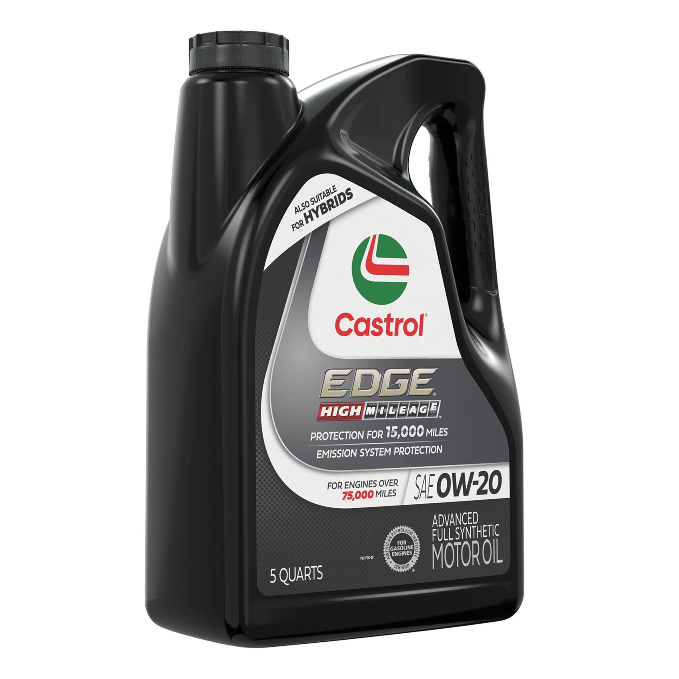 Castrol EDGE 0W-20 Advanced Full Synthetic Motor Oil, 5 Quarts