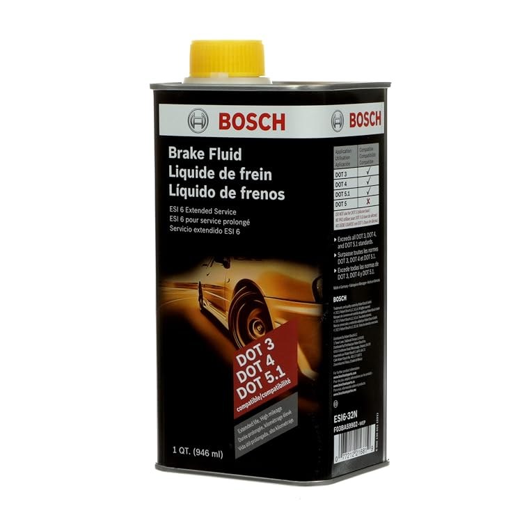 Bosch ESI6-32N Brake Fluid (DOT 3, DOT 4, DOT 5.1), 1 Quart