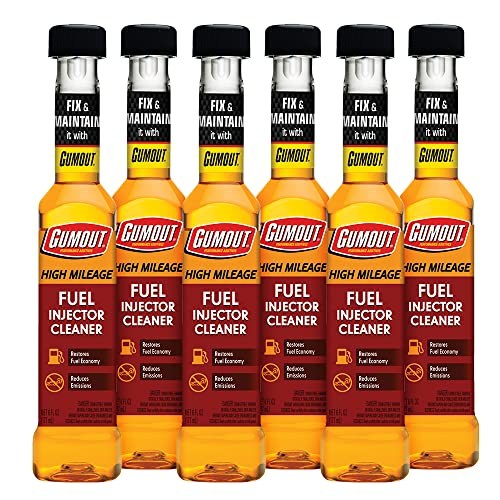 Gumout 510013 High Mileage Fuel Injector Cleaner, 6 oz (Pack of 6)