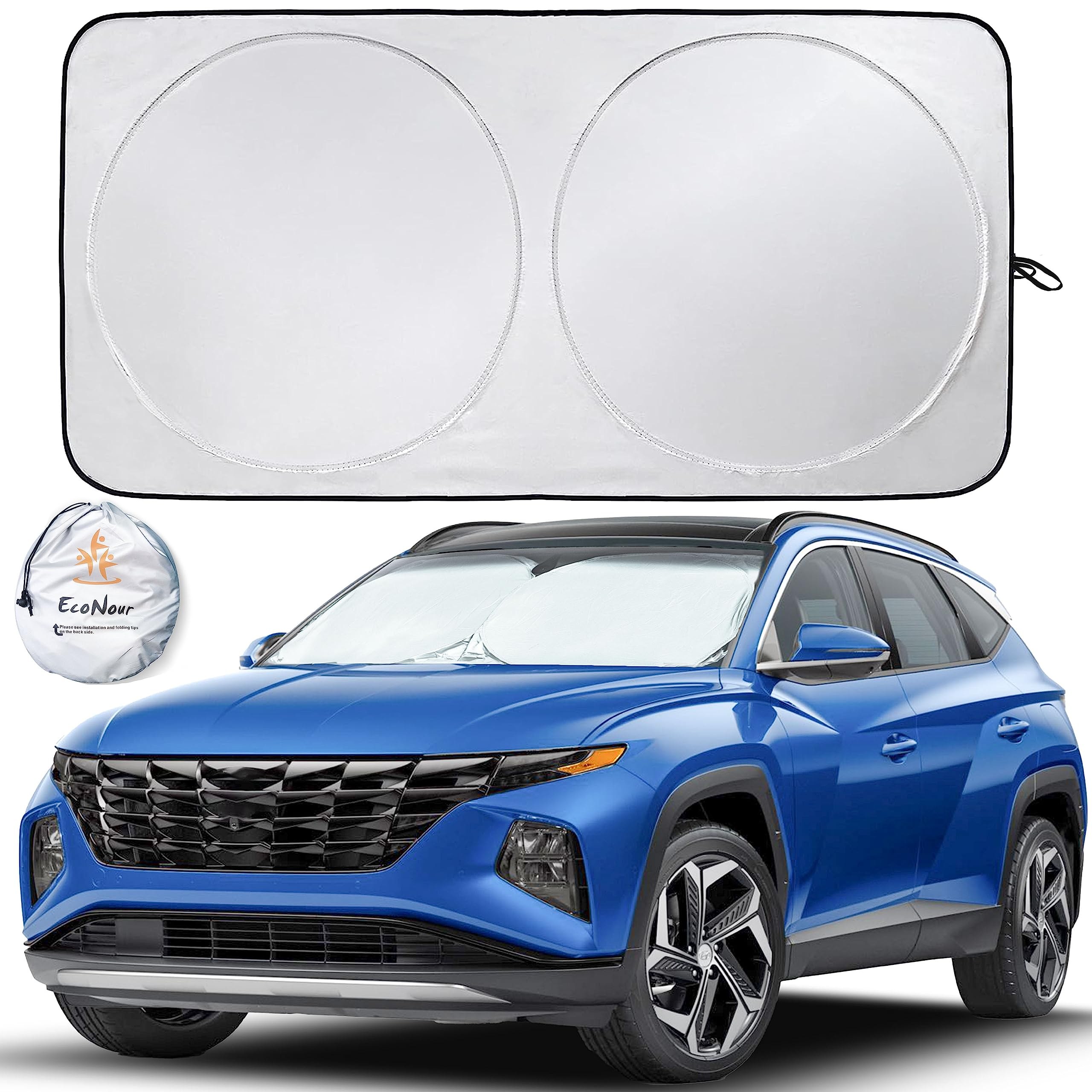EcoNour Car Windshield Sun Shade, Medium (64x32 Inches)