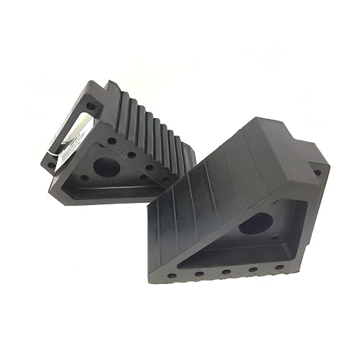 MaxxHaul 70472 Solid Rubber Wheel Chocks — 2-Pack