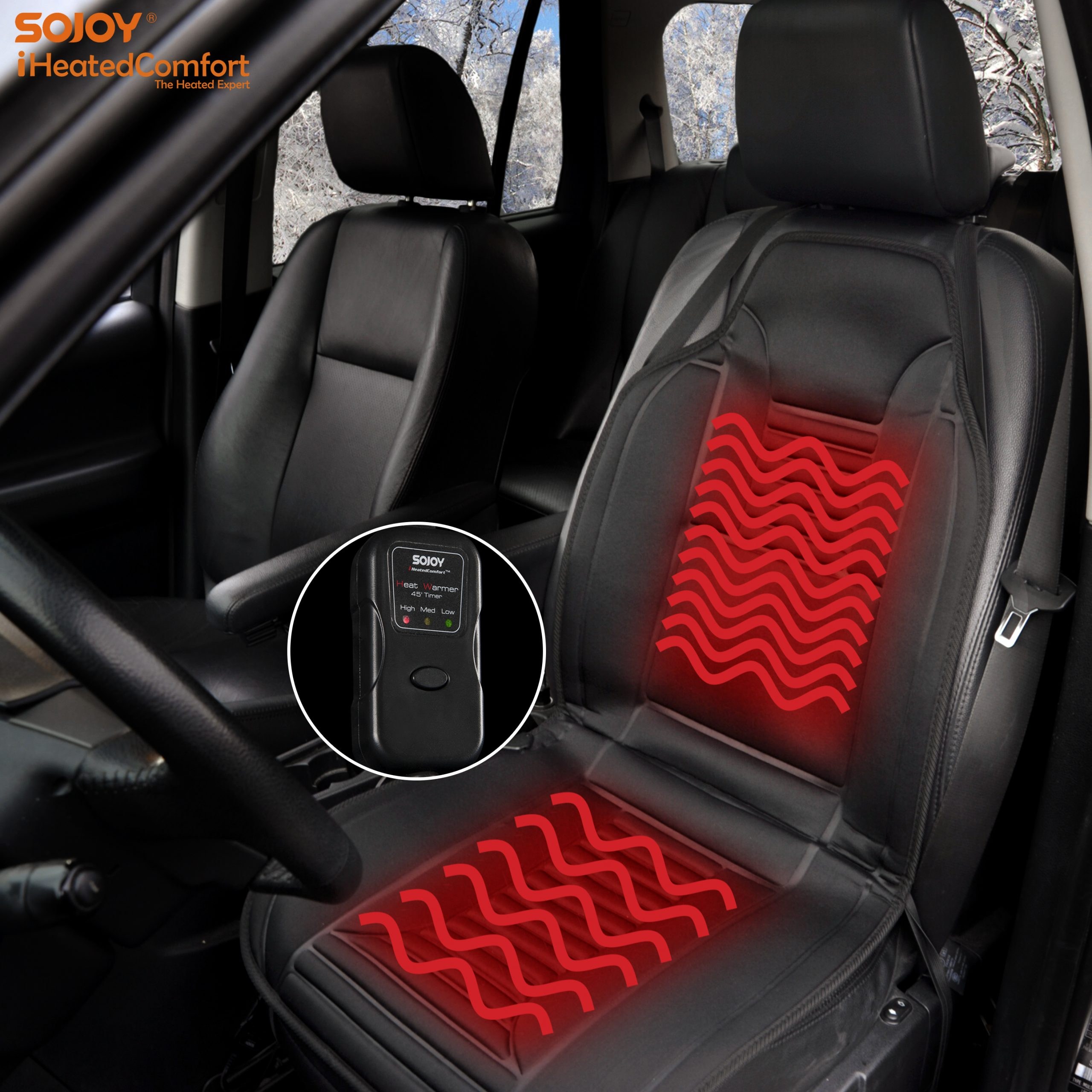 Sojoy Winter Foam Car Seat Cushion