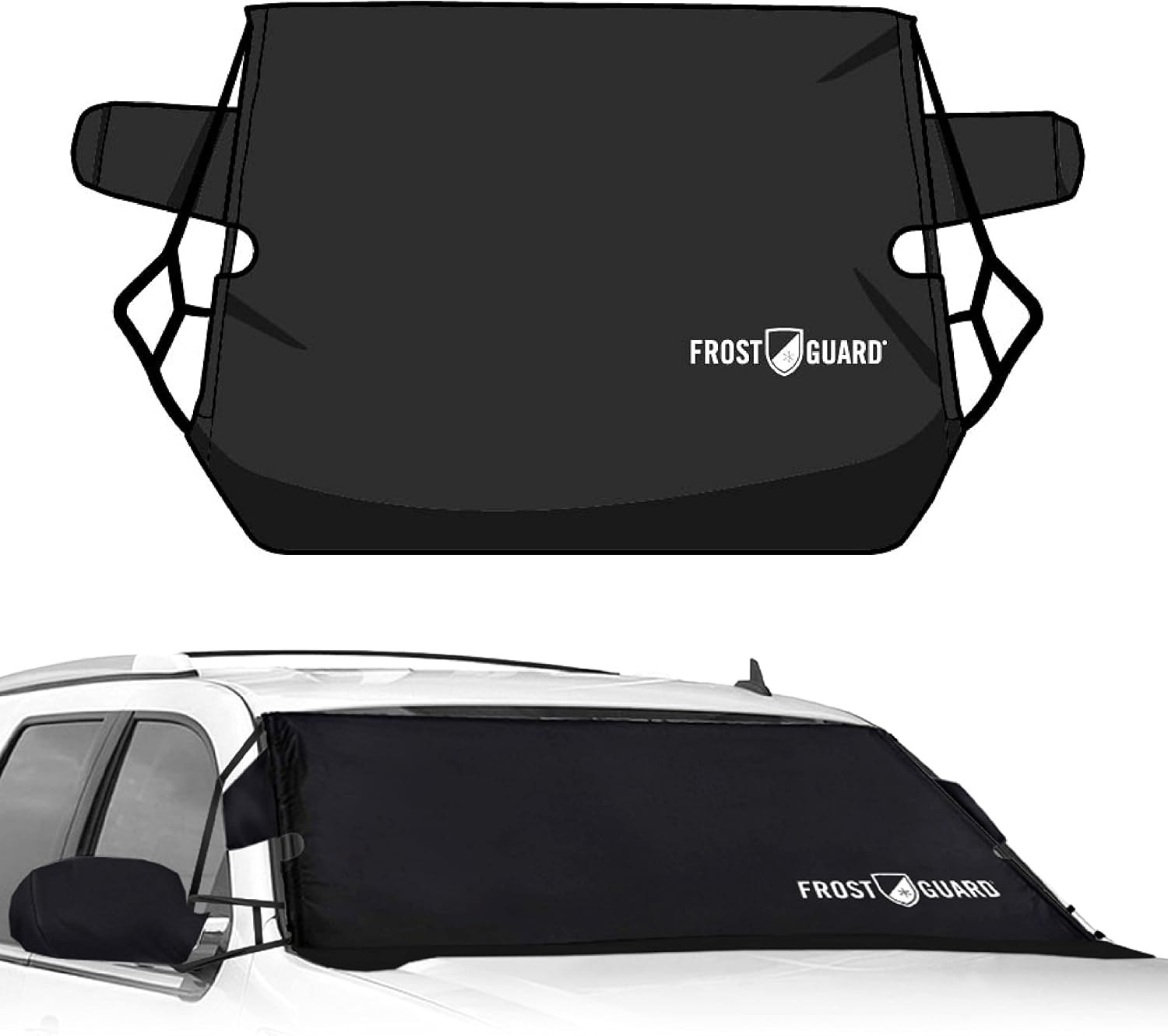 FrostGuard Vortex XL Car Windshield Cover for Ice and Snow