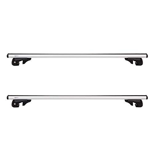 Amazon Basics Universal Cross Rail Roof Rack, 52 inches, Pack of 2