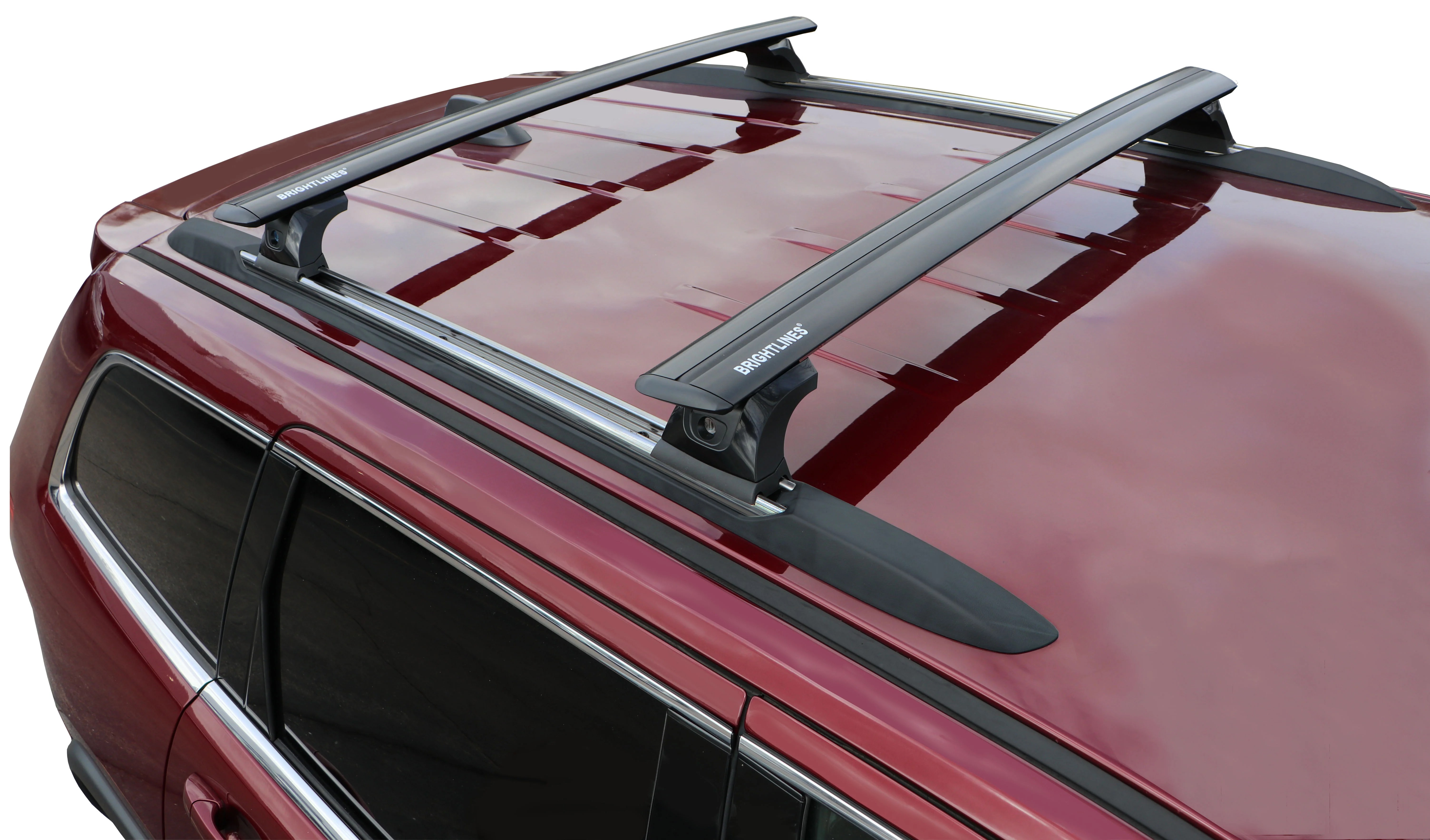 BRIGHTLINES Heavy Duty Anti-Theft Premium Aluminum Roof Bars Compatible with 2011-2021 Jeep Grand Cherokee