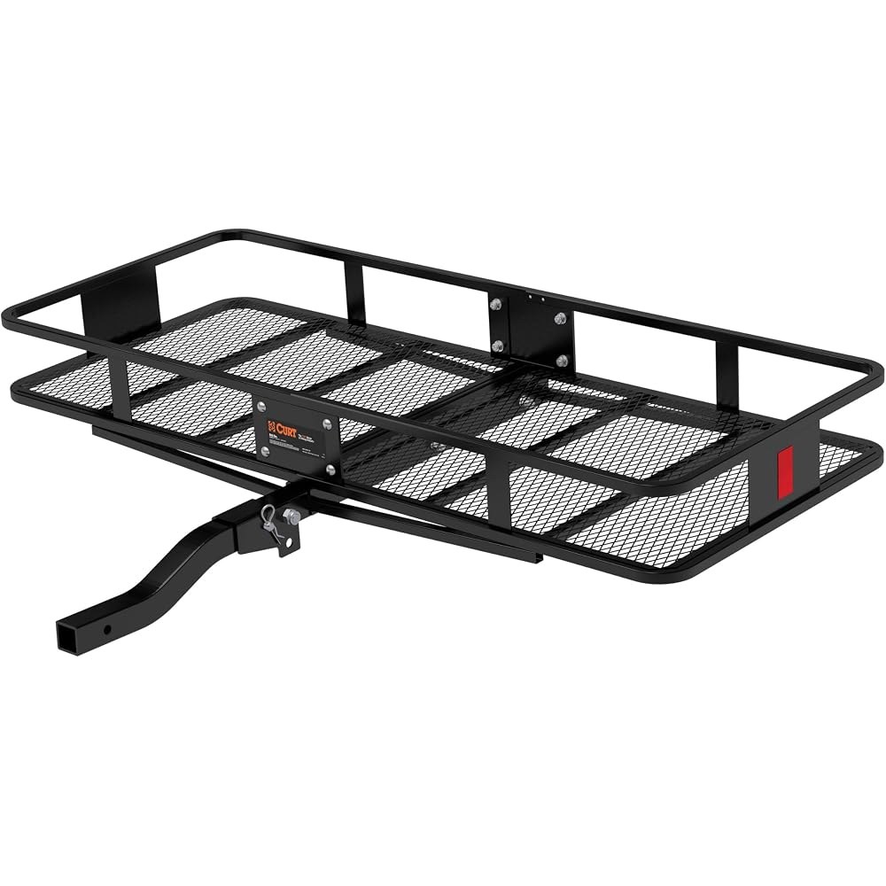 CURT 18153 60 x 24-Inch Basket Hitch Cargo Carrier, 500 lbs Capacity
