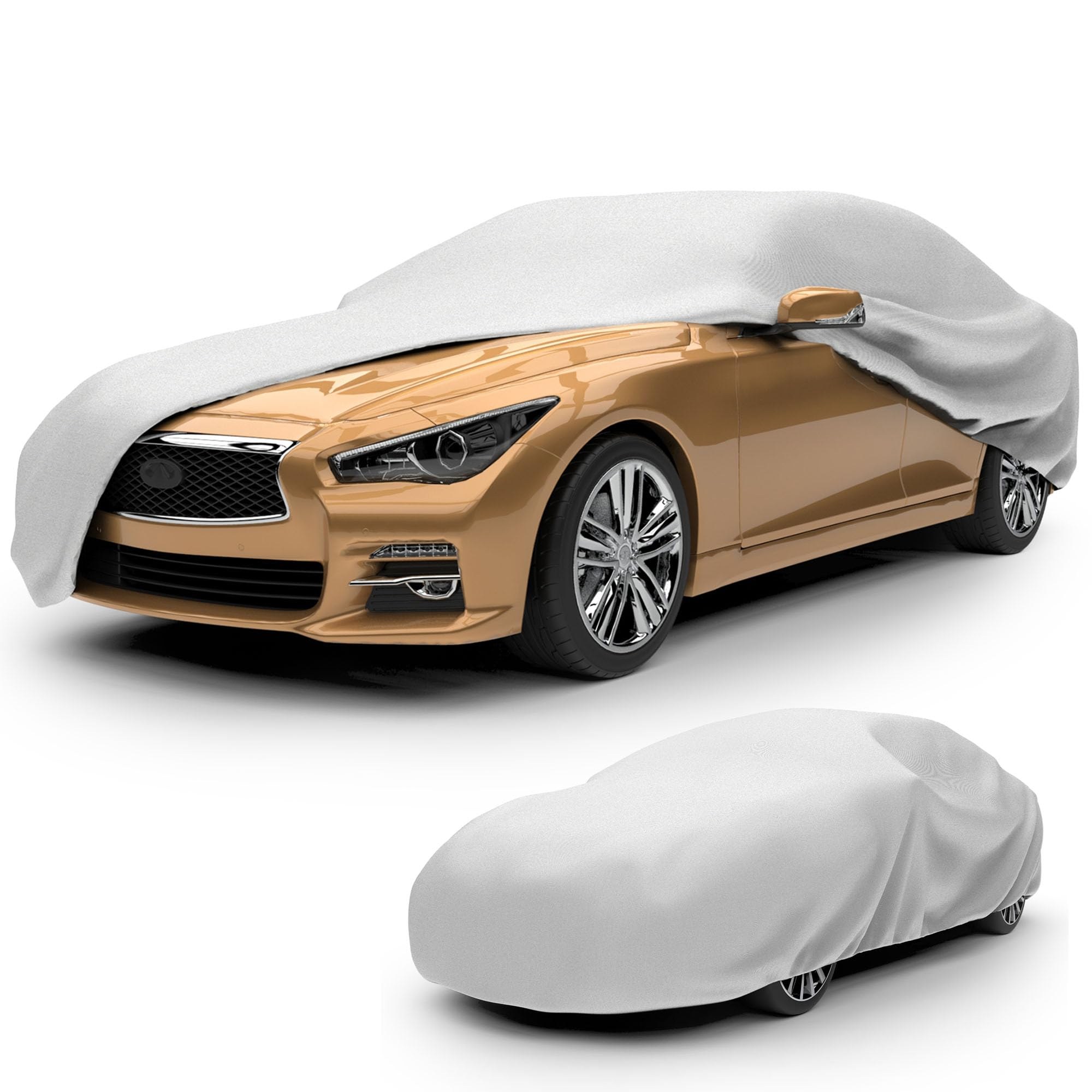 Budge Lite Car Cover, Size 3, Fits Mid-Size Sedans up to 200 Inches