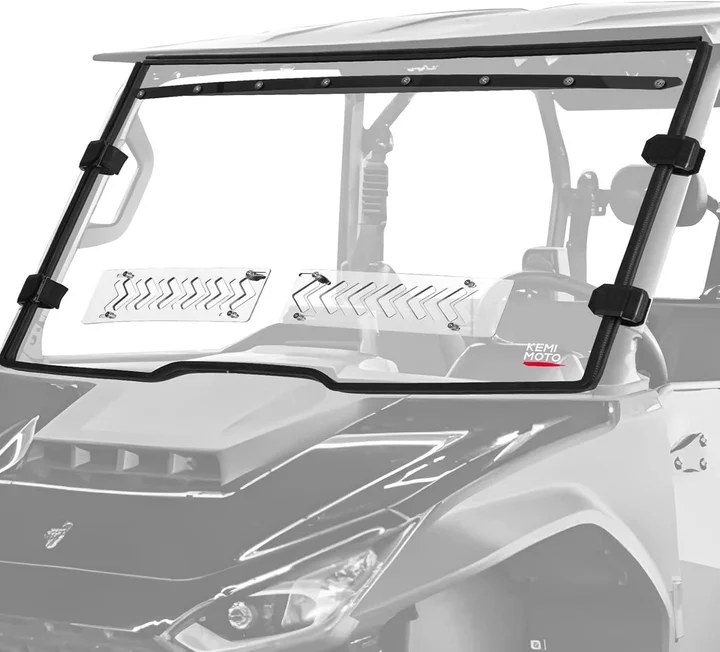 KEMIMOTO Upgrade Front Full Windshield Compatible with Kubota RTV 400 / 500 / 520