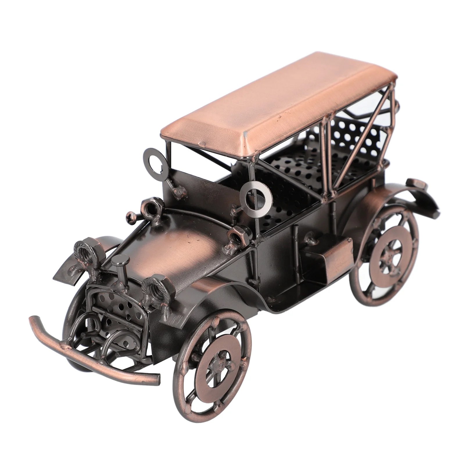 MOYODOR Metal Antique Vintage Car Model, Handcrafted Collectible, Bronze Classic Car, Large