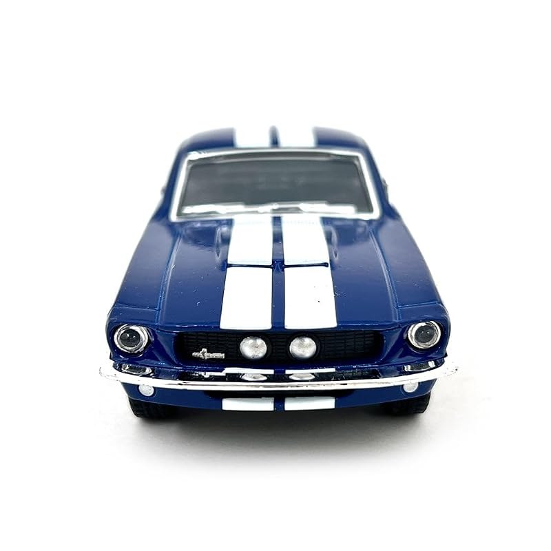 KiNSMART 1967 Ford Shelby Mustang GT500 1:38 Scale Die Cast Metal Model Car, Blue