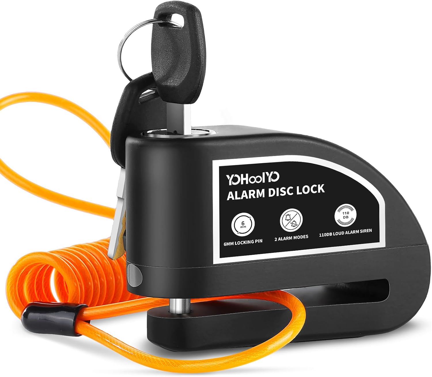 YOHOOLYO Alarm Disc Lock — 110dB Anti-Theft