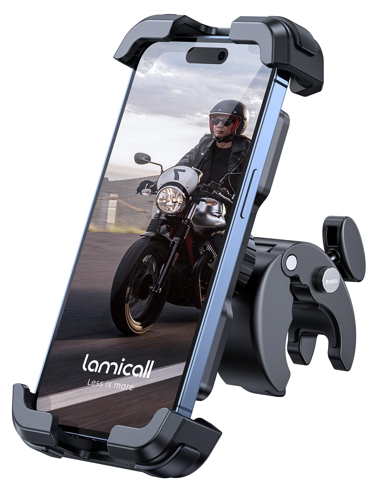 Lamicall Motorcycle Phone Mount — Handlebar Holder