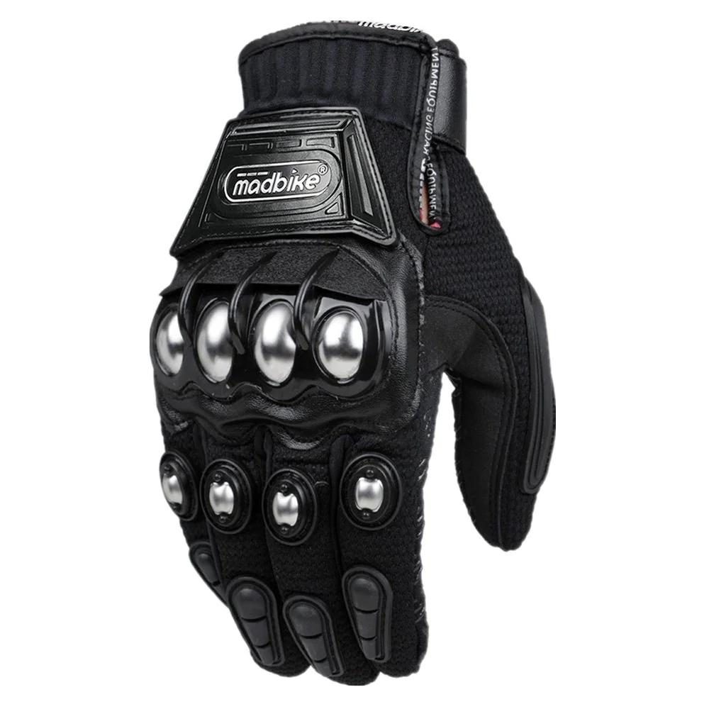 ILM Steel Knuckle Motorcycle Gloves — Touchscreen