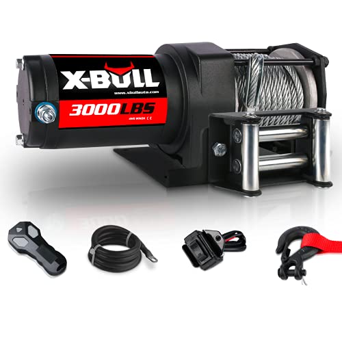 X-BULL 3000 lb ATV / UTV Winch — Wireless Remote