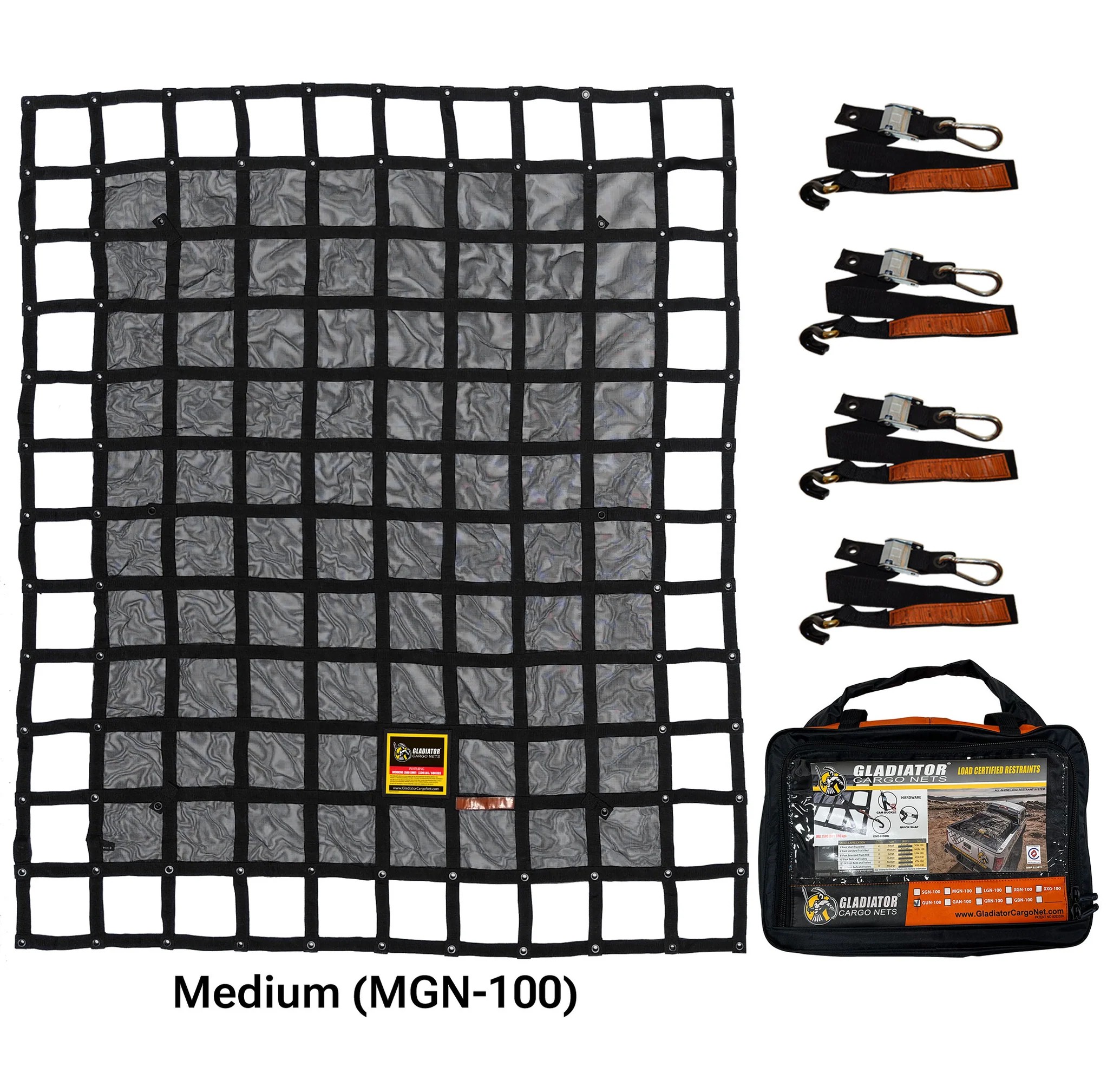 Gladiator Cargo Net — Heavy Duty Truck Bed Net