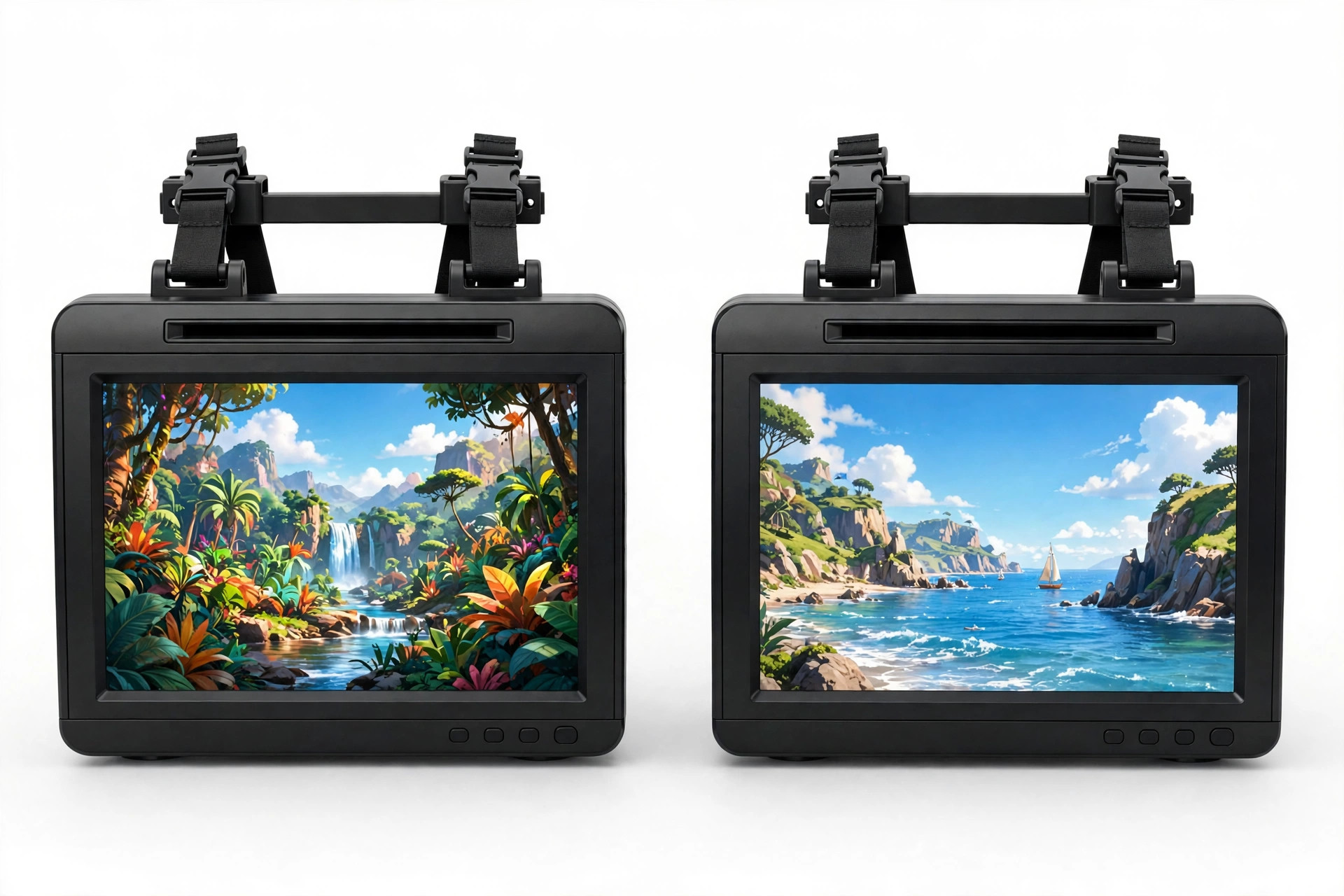 WONNIE 10.5-Inch Dual-Screen Car DVD Players