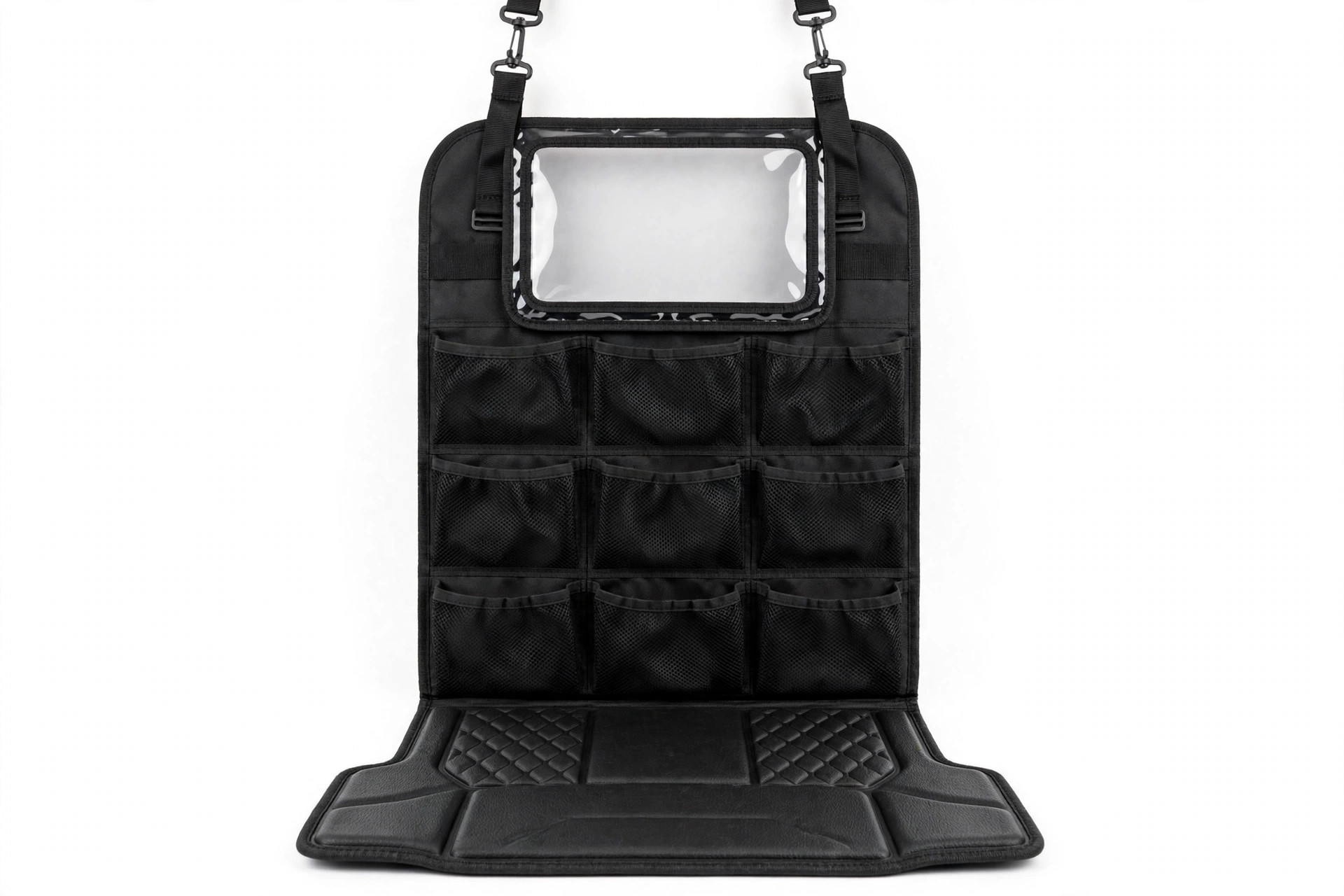 Helteko Backseat Organizer & Kick Mats — 2-Pack