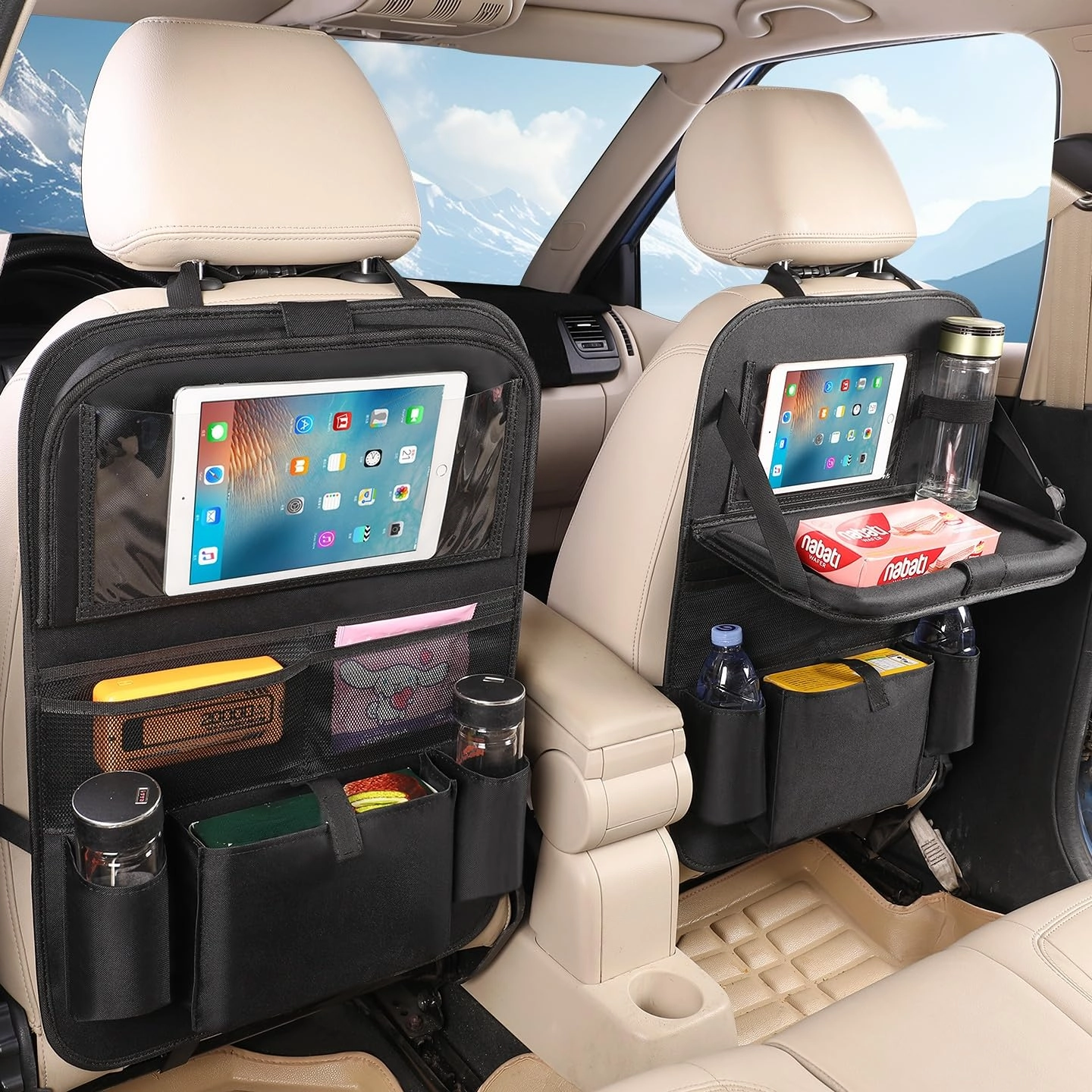 Back Seat Organizer with Tablet Holder