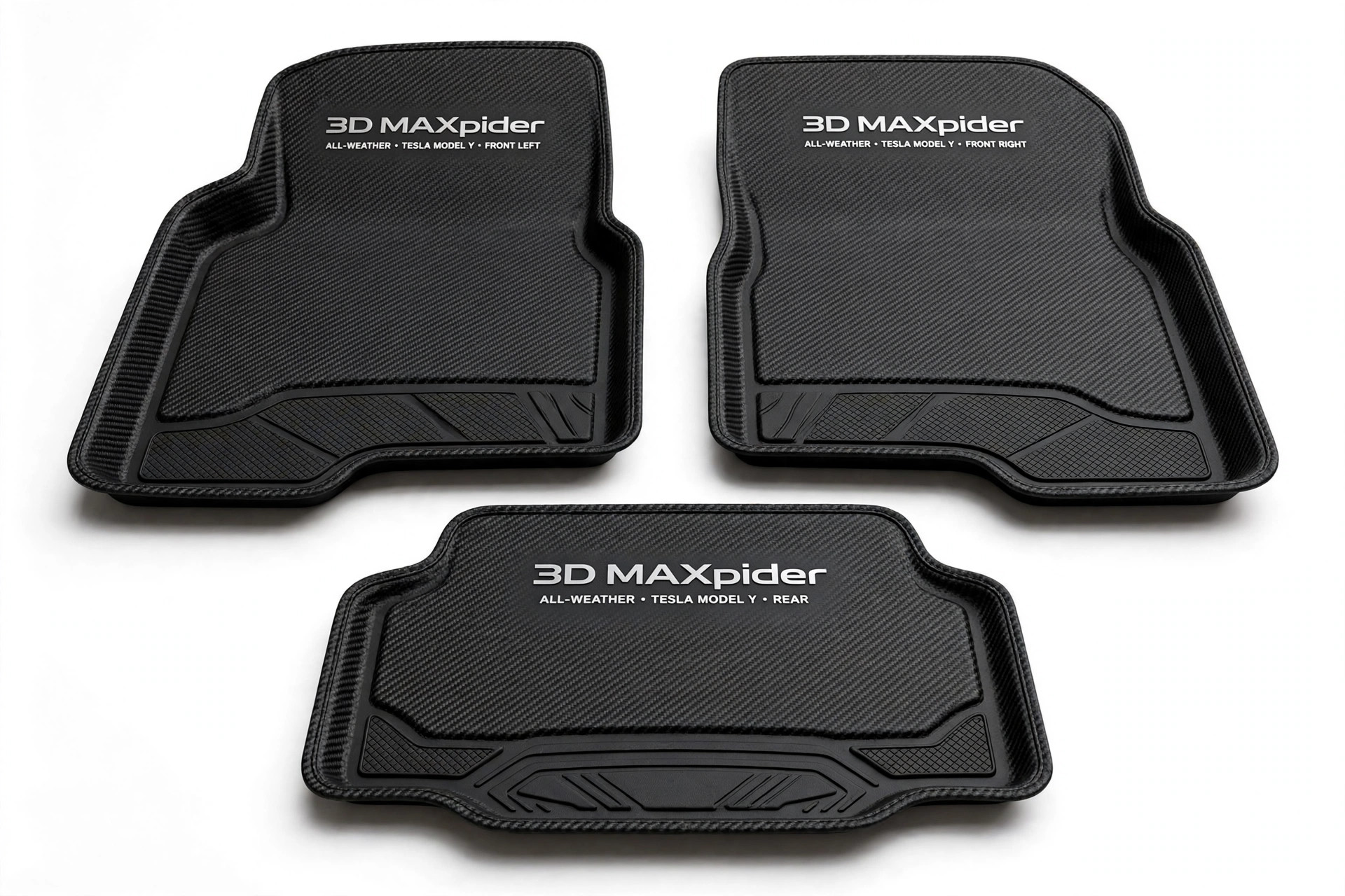 3D MAXpider All-Weather Floor Mats for Tesla Model Y