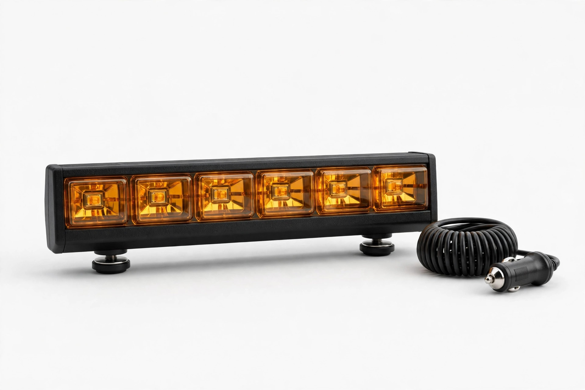 Xprite 12" Rooftop Mini Strobe Light Bar — Amber