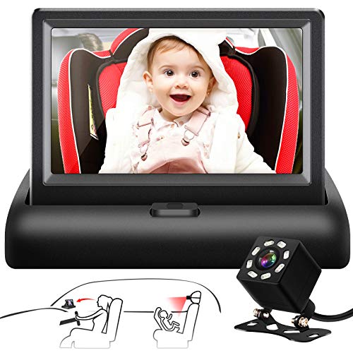 Shynerk Baby Car Camera Mirror — 4.3 inch HD with Night Vision