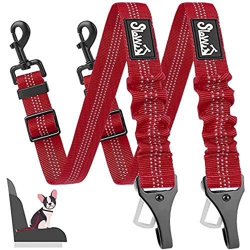 SlowTon Dog Seat Belt — 2 Pack Safety Tether