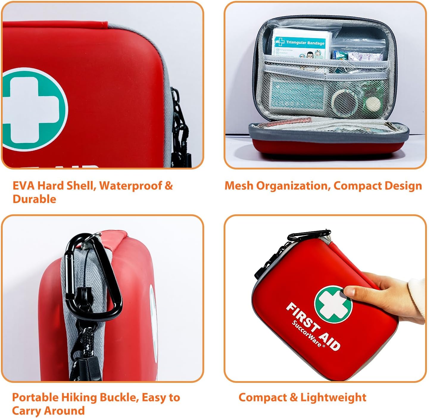 Mini First Aid Kit — 150 Piece Emergency Medical Kit