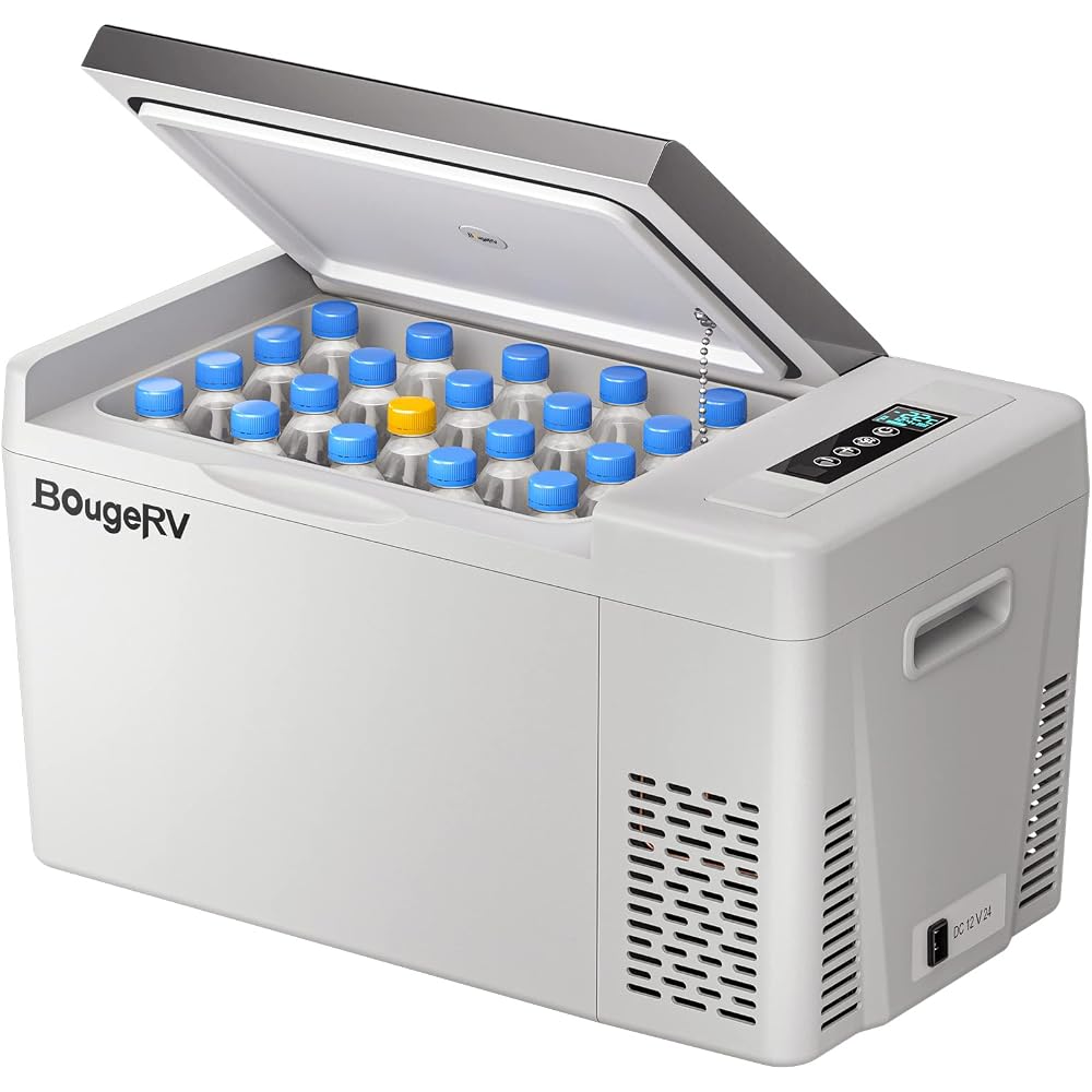 BougeRV 12V Car Refrigerator — 23 Quart Portable Freezer
