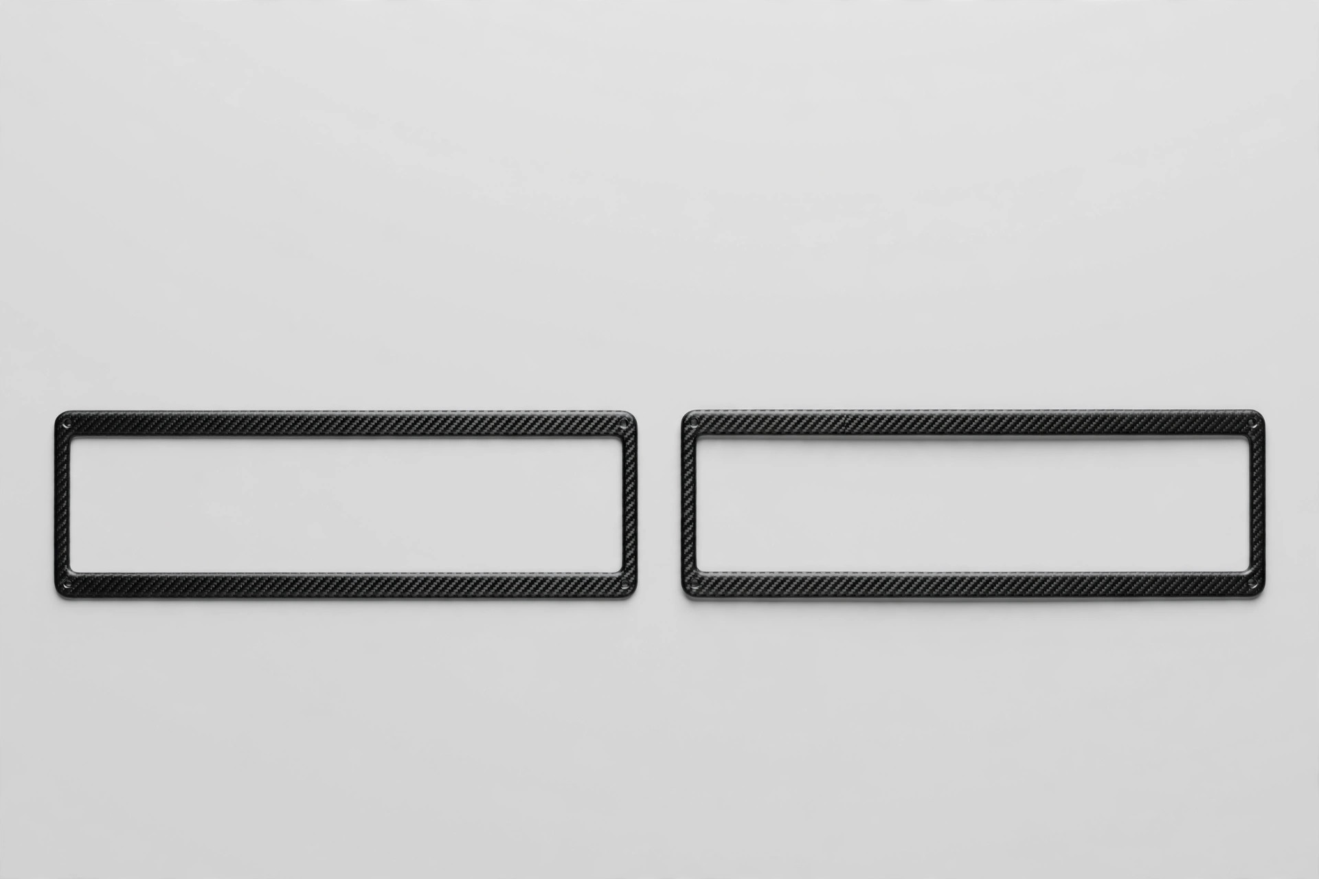 BGMVFK Carbon Fiber License Plate Frame — 2-Pack