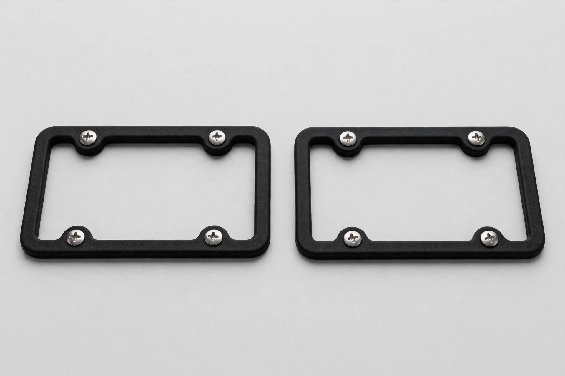 HOTOR Silicone License Plate Frames — 2-Pack