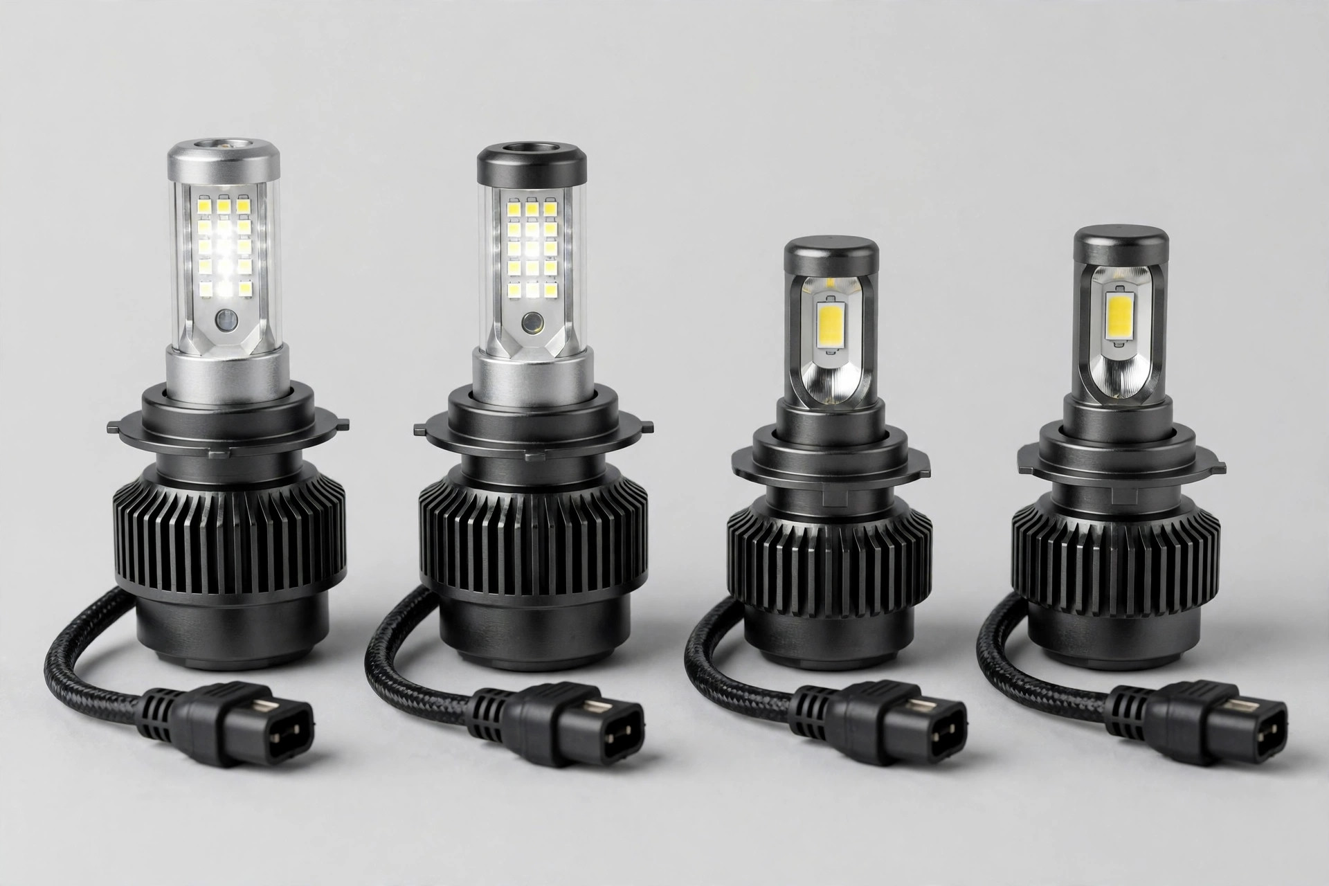 NOVSIGHT 9005/9006 LED Headlight Bulbs Combo — 6500K, Pack of 4