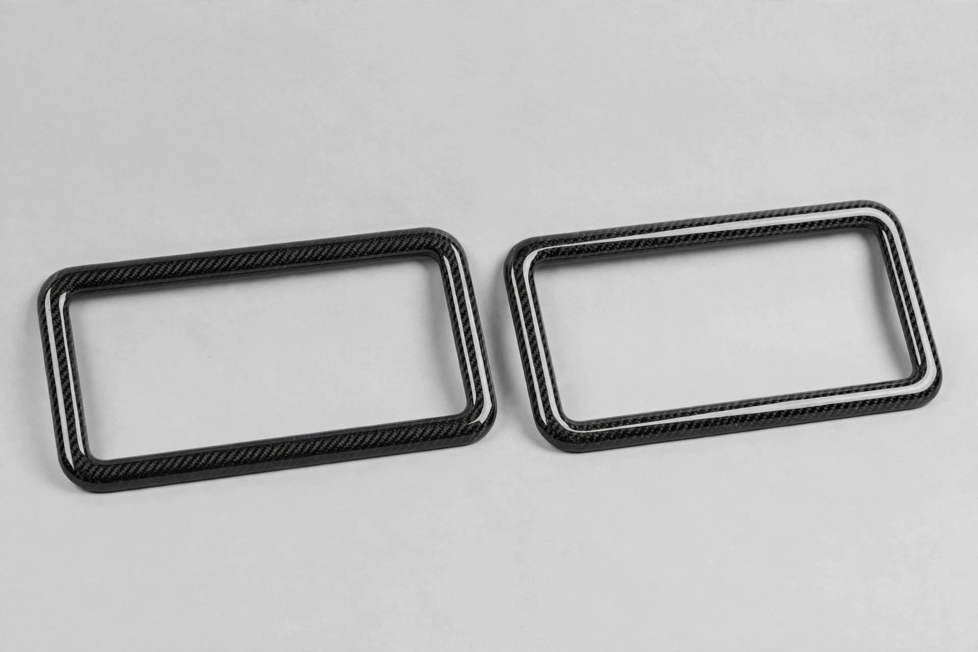 BLVD-LPF Carbon Fiber License Plate Frame — 2-Pack