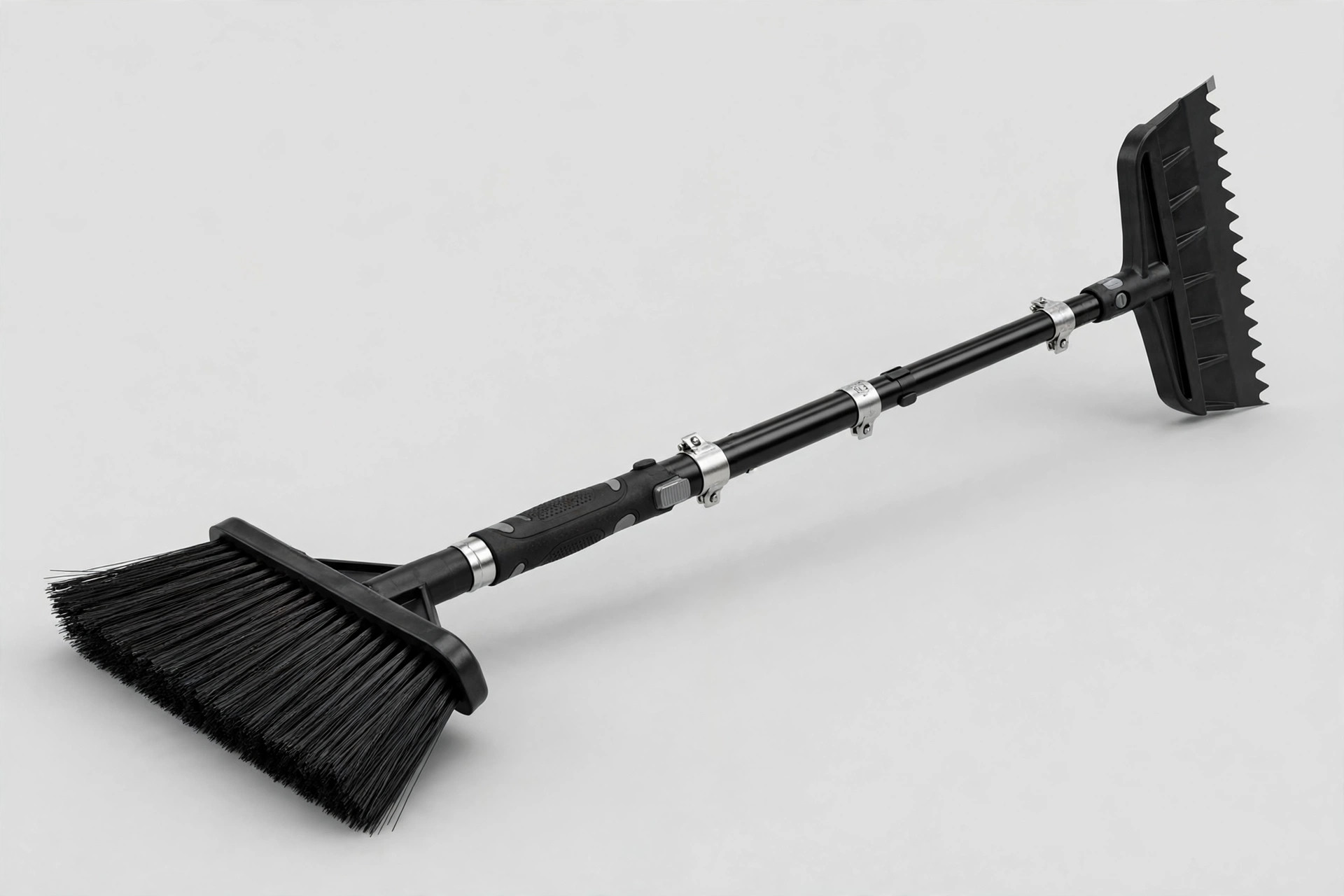 Snow Joe 18-Inch Telescoping Snow Broom and Ice Scraper — SJBLZD