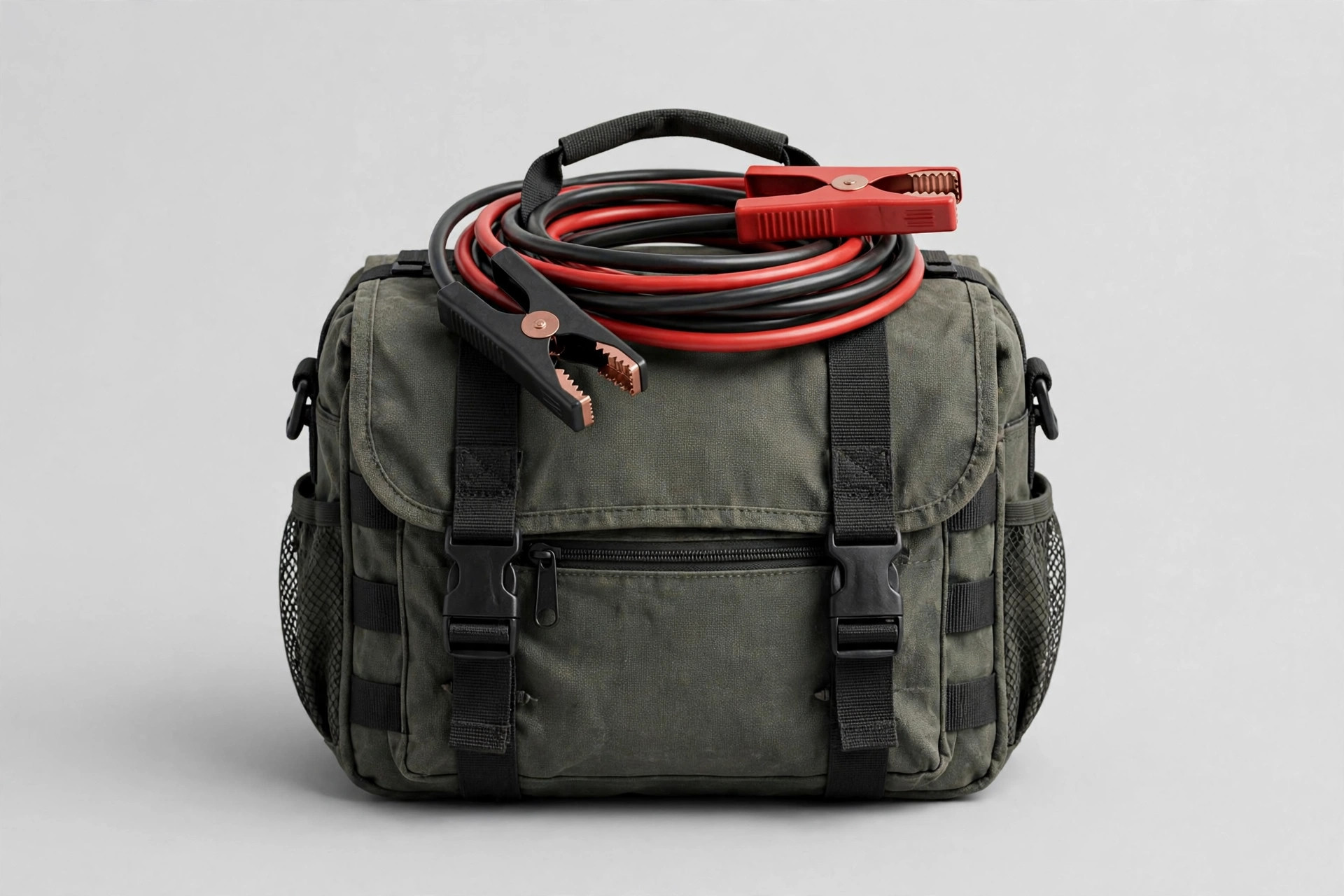 CYECTTR Car Roadside Emergency Kit with Jumper Cables