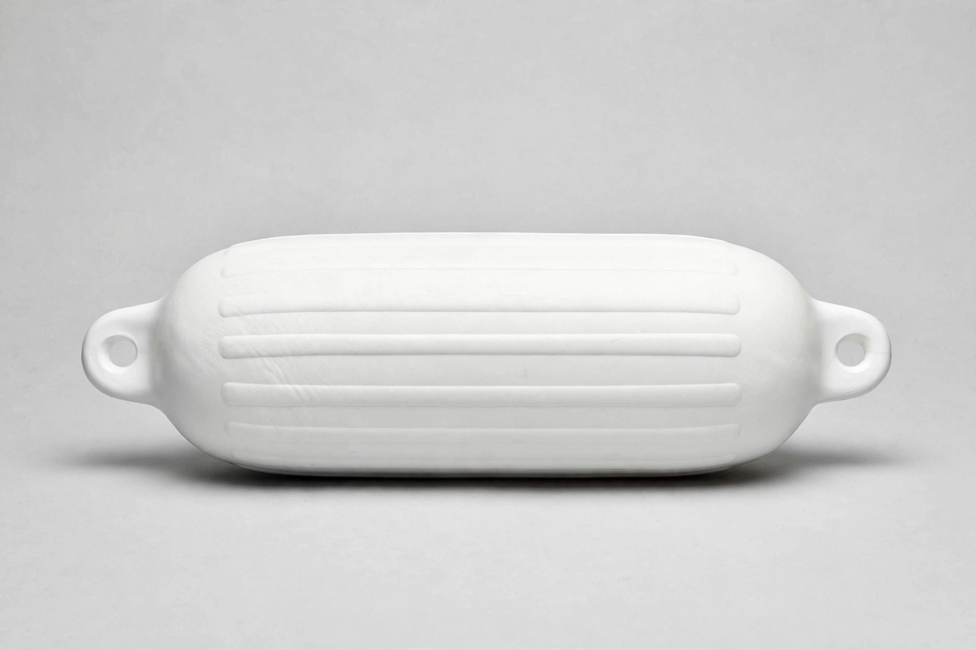 Attwood 9354D1 Softside Oval Boat Fender — 4 x 16 Inch, White