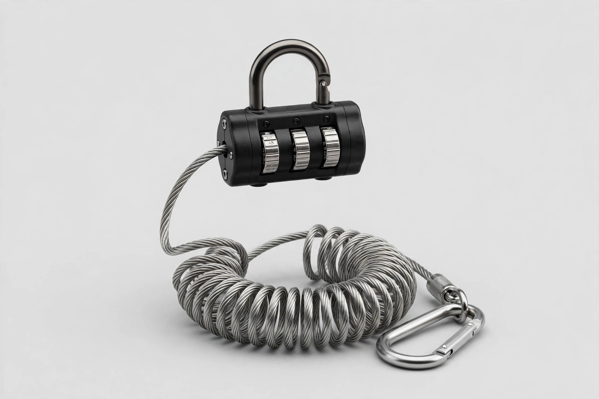 BigPantha Motorcycle Helmet Lock and Cable